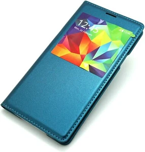 GENUINE HOCO SAMSUNG GALAXY S5 VIEW SERIES LEATHER SIDE FLIP CASE COVER - Picture 1 of 9