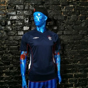 Rangers Training Jersey Football Shirt Umbro Polyester Trikot Mens Size L - Picture 1 of 10
