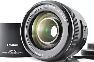 Canon EF 35mm f/2 IS USM Wide Angle AF Prime Lens [MINT] for EOS w/ Hood Filter - Picture 1 of 12