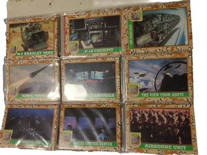 desert storm trading card lot Of 4 Cards Random Pick - Picture 1 of 4