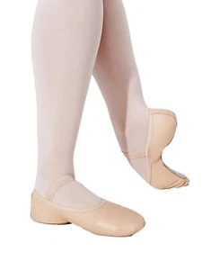 Capezio Toddler Lily Ballet Pink Leather Full Sole Ballet Shoe - Picture 1 of 3