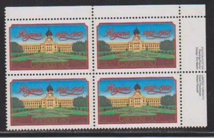 1982 Canada SC# 967 UR - Regina Centenary - Plate Block M-NH Lot # 1607 - Picture 1 of 1
