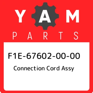 F1E-67602-00-00 Yamaha Connection cord assy F1E676020000, New Genuine OEM Part - Bild 1 von 1