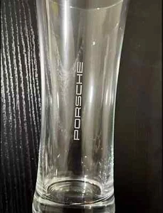 RARO Genuino Porsche Cerveza Vasos Flautas Hecho en Alemania Schott Zwiesel NUEVO - Imagen 1 de 3