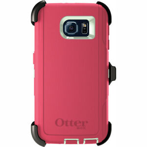 OtterBox Defender Case & Holster for Galaxy S6 Pink / White (51156)