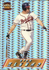 1995 Pacific Prisms Atlanta Braves Baseball Card #2 Ryan Klesko