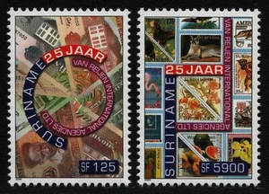 Surinam 2000 - Mi-Nr. 1753-1754 ** - MNH - Marca en marca - Imagen 1 de 1