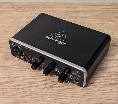 Behringer UMC22 U-Phoria 2x2 USB audio interface microphone sound preamp - Image 1 of 4
