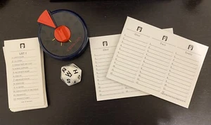 90s Scattergories Game Replacement Refill Answer Sheets, Die, Timer & List Cards - Picture 1 of 6