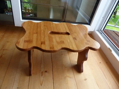 Hocker Schemel Blumenhocker Fußhocker  Holz sehr stabil - Bild 1 von 4