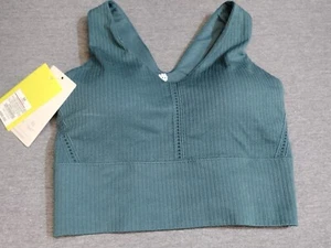 All In Motion Women's V-Neck Seamless Bra Color Emerald Green Size M 214-05-1699 - Picture 1 of 8