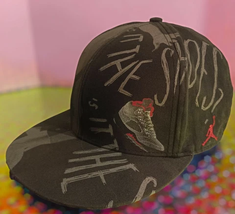 RARE 2006 Mars Blackmon Air Jordan "Is It The Shoes" Trucker Hat/Cap Vintage Cover