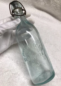 ANTIQUE BEER BOTTLE N.J. 1890s - Picture 1 of 12