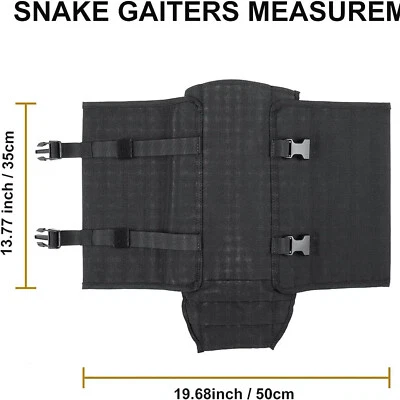 Unisex Schlangengamaschen Bequem Schlangenschutz Jagd Bissschutz Sicher Leicht - Bild 1 von 4