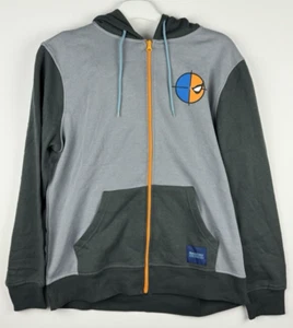 Deathstroke Hoodie Jacket Men’s Medium DC Comics Full Zip Gray - Picture 1 of 7
