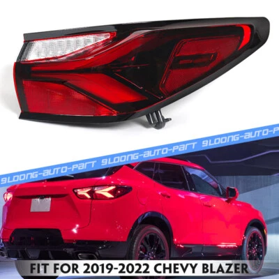 Passenger For 2019-2022 Chevy Blazer Outer Rear LED Tail Light Brake Lamp Right - Image 1 of 4