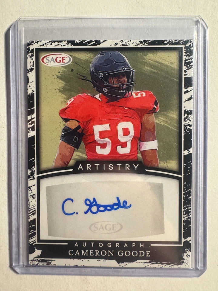 K294,417 - 2022 SAGE HIT Artistry Auto #ACG Cameron Goode - Image 1 of 1