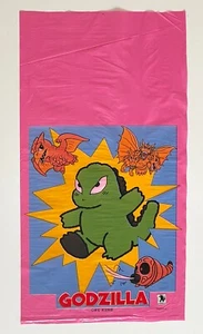 GODZILLA: Plastic Bag, Unused, Takra, Japan, Toho Co., c.2000, Rare - Picture 1 of 4