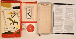 Vtg. Husqvarna VIKING Embroidery Mega Hoop Complete Set - Picture 1 of 23