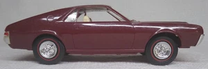 JO-HAN ORIGINAL AMX "RED LINES" 1/25 PLASTIC SCALE PROMO MODEL - Picture 1 of 9