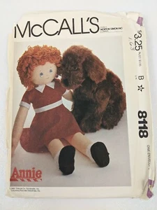 McCall's Crafts 8118 Annie  Doll Pattern Dog  - Picture 1 of 2