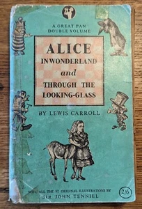 ALICE IN WONDERLAND And THROUGH THE LOOKING-GLASS 1947 Pan Double First Edition - Picture 1 of 8
