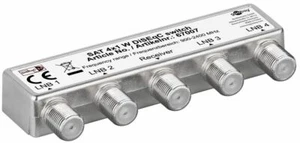 goobay DiSEqC 4/1 Umschalter 2.0 Switch LNB SAT Schalter Full HD deisik digital - Bild 1 von 1