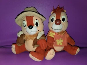 CHIP N DALE RESCUE RANGERS 1989 PLAYSKOOL PLUSH TOY STUFFED ANIMALS 9" SET OF 2  - Picture 1 of 7