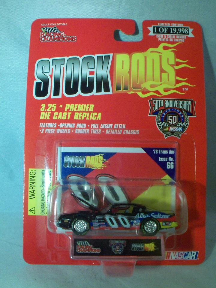 1998 Racing Champions Stock Rods Issue #66 Limited Edition 1978 Pontiac Trans Am - Image 1 of 1