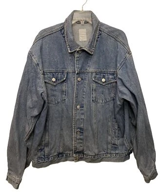 Vintage Old Navy Heavy Denim Jacket Trucker Light Blue Jeans Men’s Size XL - Image 1 of 4