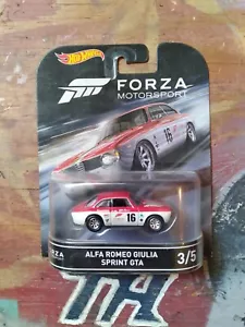 Hot Wheels Retro Entertainment Forza Motorsport Alfa Romeo Giulia Sprint GTA - Picture 1 of 2