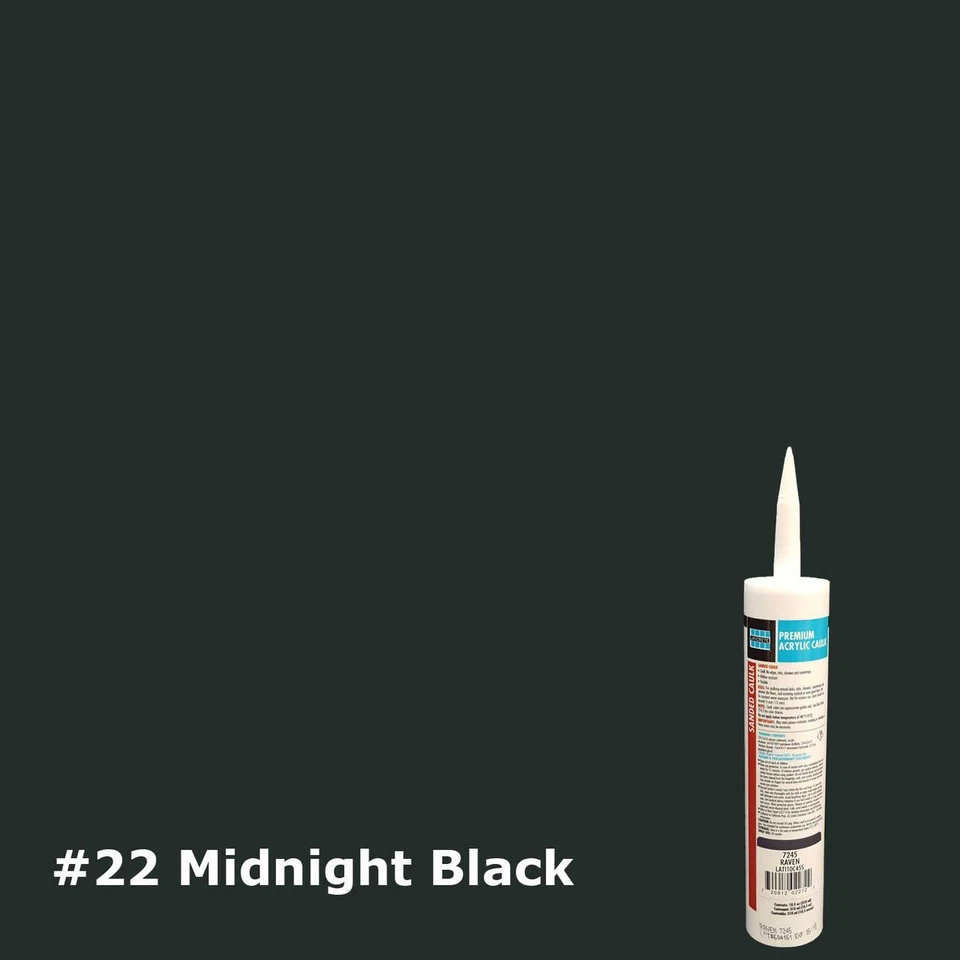 LATICRETE Sanded Caulk #22 Midnight Black 10.5oz