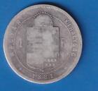 1881 - Ungarn 1 Forint SILBER - Nr. 4113
