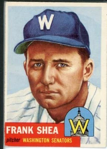 Topps Baseball 1953 - # 164 - Frank Shea - Senators - VG - LZ500496 - Picture 1 of 2