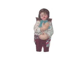 Victorian Trade Card McLaughlin's XXXX Coffee Paper Doll Progressive Boxer? - Picture 1 of 4