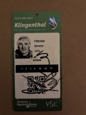 Skispringen Severin Freund Autogramm - Bild 1 von 2