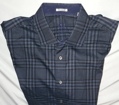 Mens New Bugatchi Uomo Shaped Fit Button Down Shirt Size XXL - Image 1 of 3