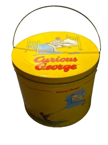 Vintage Curious George 1999 Limited Edition Collectible Tin Pail - Picture 1 of 7