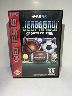 Jeopardy Sports Edition (Sega Genesis, 1994) - Image 1 of 4