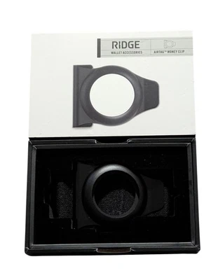 Cartera para hombre Oo4O The Ridge AirTag clip para dinero negra OB leer⬇️ Foto 1 de 2
