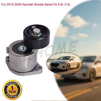Belt Tensioner for 2015 2016 2017 2018-2020 Hyundai Sonata Santa Fe 2.0L 2.4L - Image 1 of 4