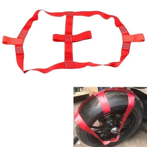 1pc-Universal Motorcycle Tie Down Strap Kit Motorcycle Rear Wheel Tie down Strap - Picture 1 of 4