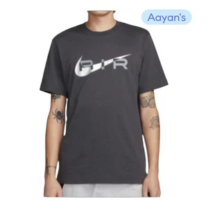 NIKE MENS AIR GRAPIC T-SHIRT CHARCOAL - Picture 1 of 1