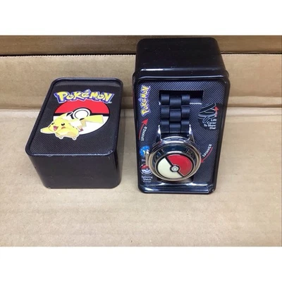 NUEVO Reloj Accutime Pokemon con Cubierta Giratoria en Estuche de Metal para Coleccionistas 2018 Foto 1 de 4