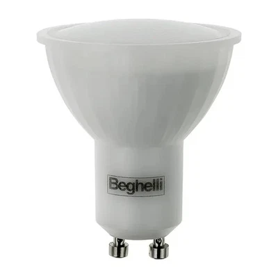 Beghelli 56023 ECO SPOTLED 4W 95° GU10 380 Lumen 3000 k luce calda- kit 4 unità - Immagine 1 di 4