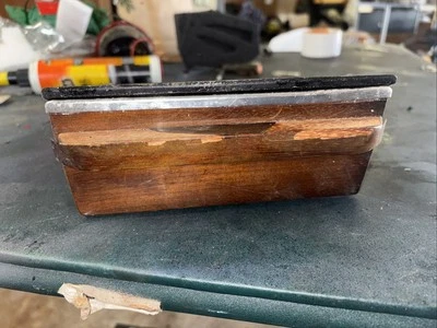 Cenicero Mercedes Benz R107 380SL 450SL 560SL OE 72-89 Madera ZEBRANO + Encendedor Foto 1 de 4