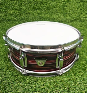 ⚡Vintage Ludwig Standard Ruby Strata Snare Drum*NEW HEADS*⚡ - Picture 1 of 20