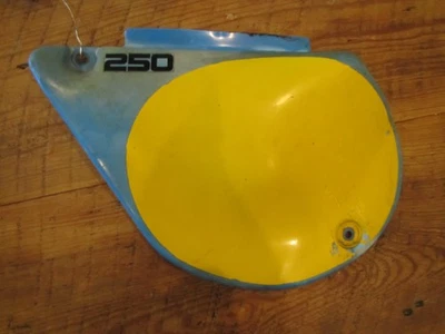 1977-79 Yamaha IT250 IT400 Left Plastic Side Cover Blue Panel IT 250 400 OEM LH - Image 1 of 4