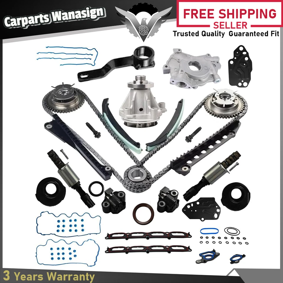 Kit de cadena de distribución y junta de colector de admisión para Ford Lincoln Navigator 04-13 5,4 L Foto 1 de 4