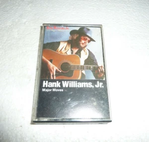 HANK WILLIAMS JR Major Moves Cassette Tape 1984 Country Folk Rock S-62 - Picture 1 of 2